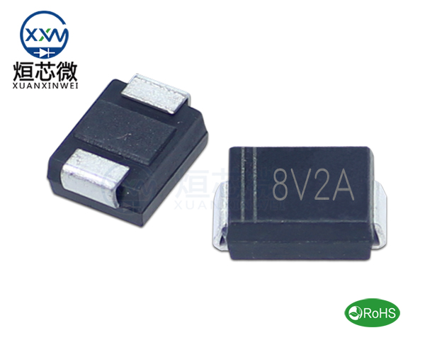 P6SMB8.2A參數(shù),TVS二極管P6SMB8.2A瞬態(tài)(變)抑制二極管