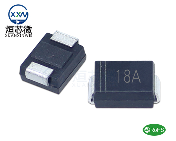 P6SMB18A參數(shù),TVS二極管P6SMB18A瞬態(tài)(變)抑制二極管